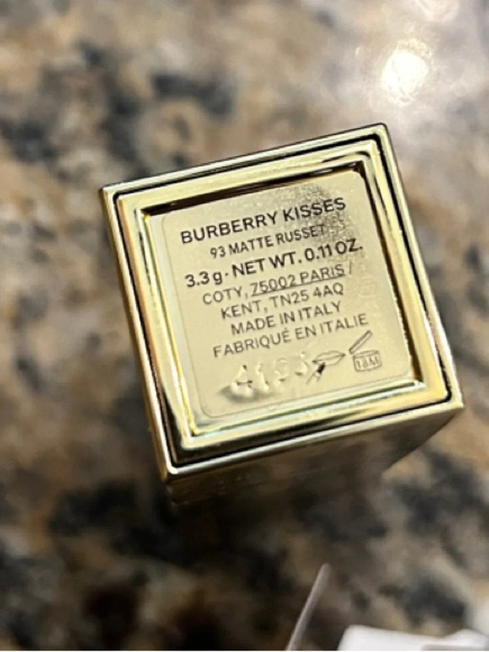 Burberry Kisses Matte Lip Colour 93 Matte Russet